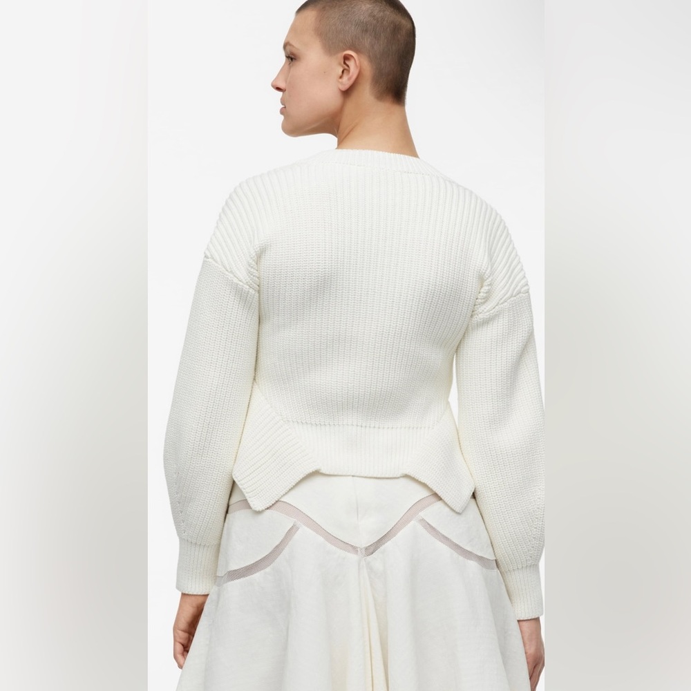 ZARA ASYMMETRICAL SWEATER LIMITED EDITION SIZE M REF. 6771/031 - Picture 4 of 7